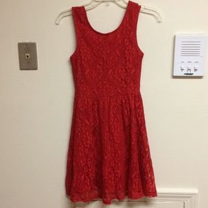 Red Backless Dress